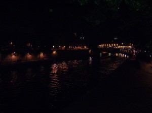 Paris at night Siene