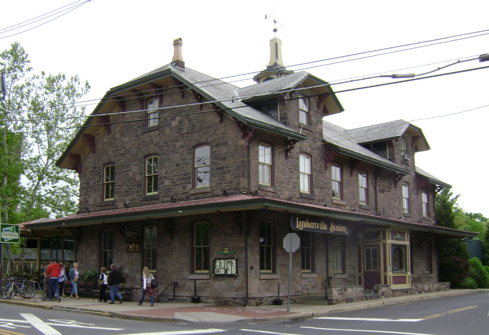 Train station at Lambertville, NJ Lambertville, NJ train station
