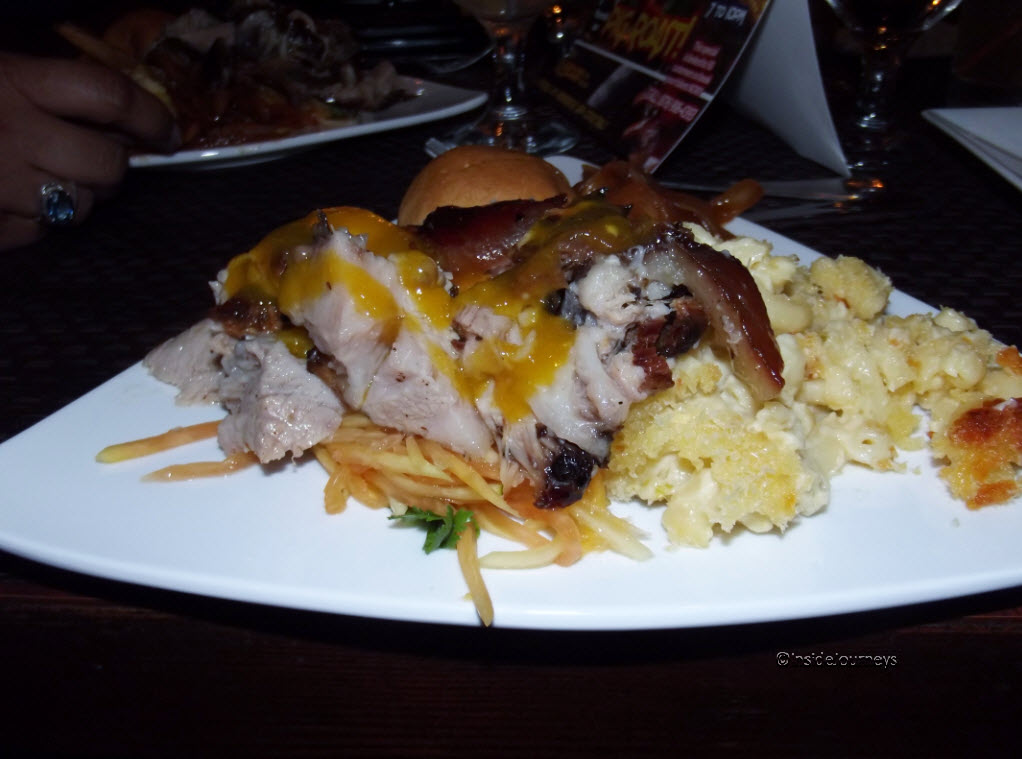 Roast pig and trimmings Pig Roast at G's BBQ