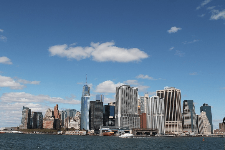 Manhattan from Governors Island New York City Skyline