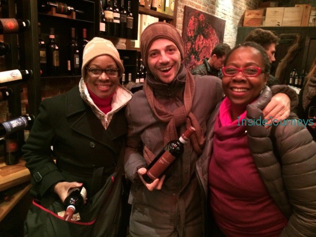 Wine tasting at Enoteca DiPalo